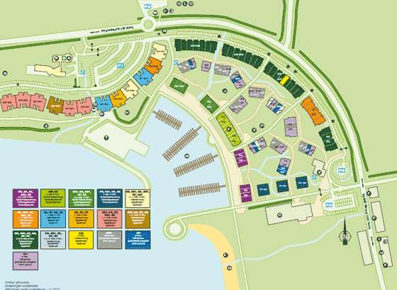 Plattegrond Landal Marina Lipno - geplaatst door Vakantiekoffer.nl