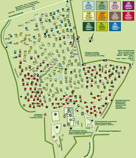Plattegrond Landal Miggelenberg - geplaatst door Vakantiekoffer.nl
