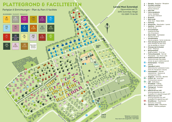 Plattegrond Landal Mooi Zutendaal - geplaatst door Vakantiekoffer.nl