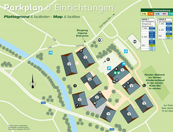 Plattegrond Landal Resort Maria Alm - geplaatst door Vakantiekoffer.nl