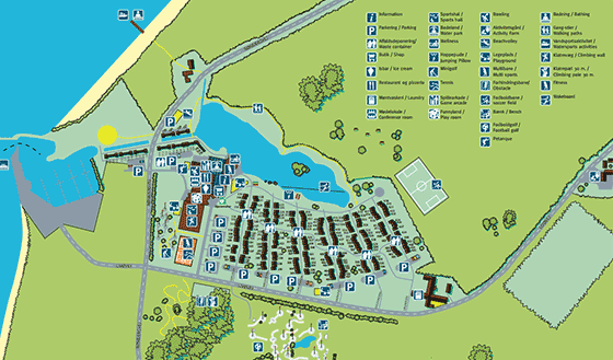 Plattegrond Landal Rønbjerg - geplaatst door Vakantiekoffer.nl