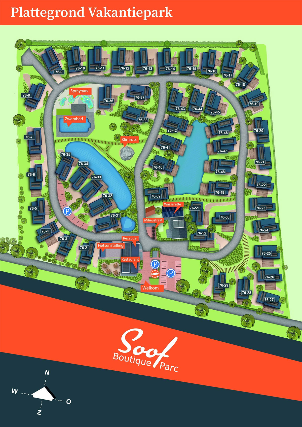 Plattegrond Landal Soof Heuvelrug