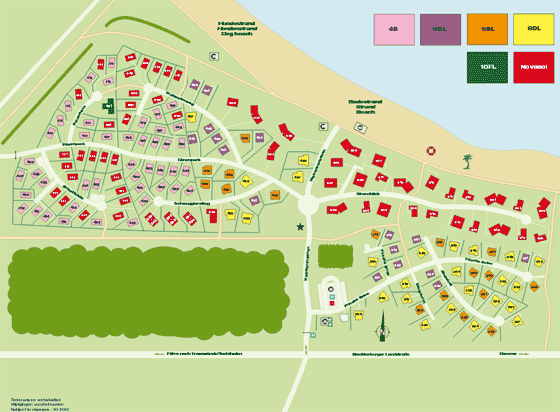 Plattegrond Landal Travemünde - geplaatst door Vakantiekoffer.nl
