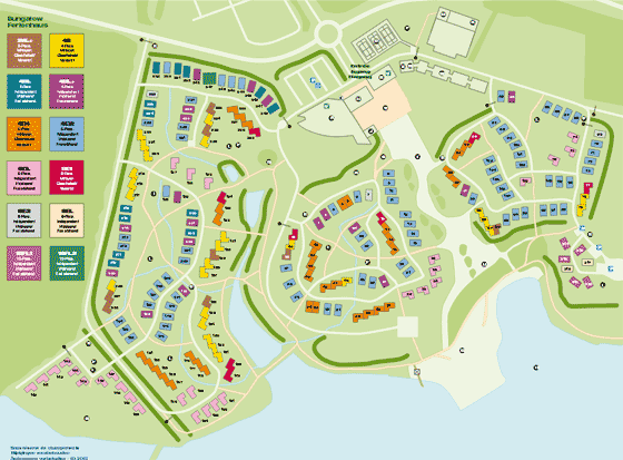 Plattegrond Landal Village l'Eau d'Heure - geplaatst door Vakantiekoffer.nl