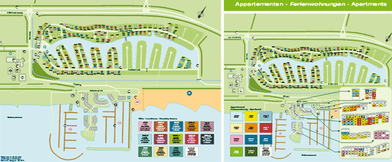 Plattegrond Landal Waterparc Veluwemeer - geplaatst door Vakantiekoffer.nl