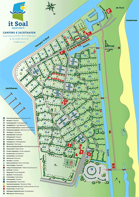 Plattegrond Marinaparken Soal Beach Resort - geplaatst door Vakantiekoffer.nl