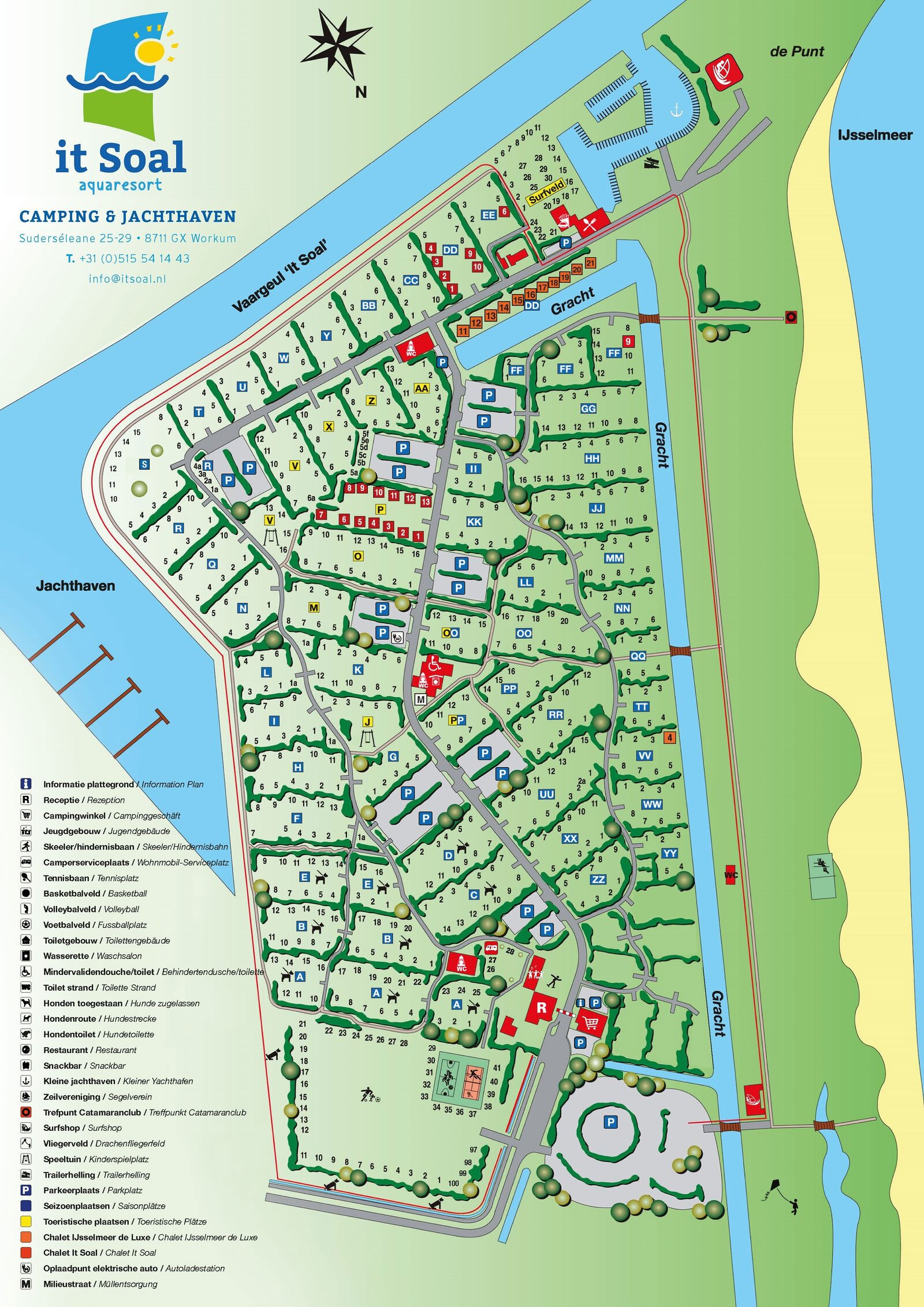 Plattegrond Marinaparken Soal Beach Resort