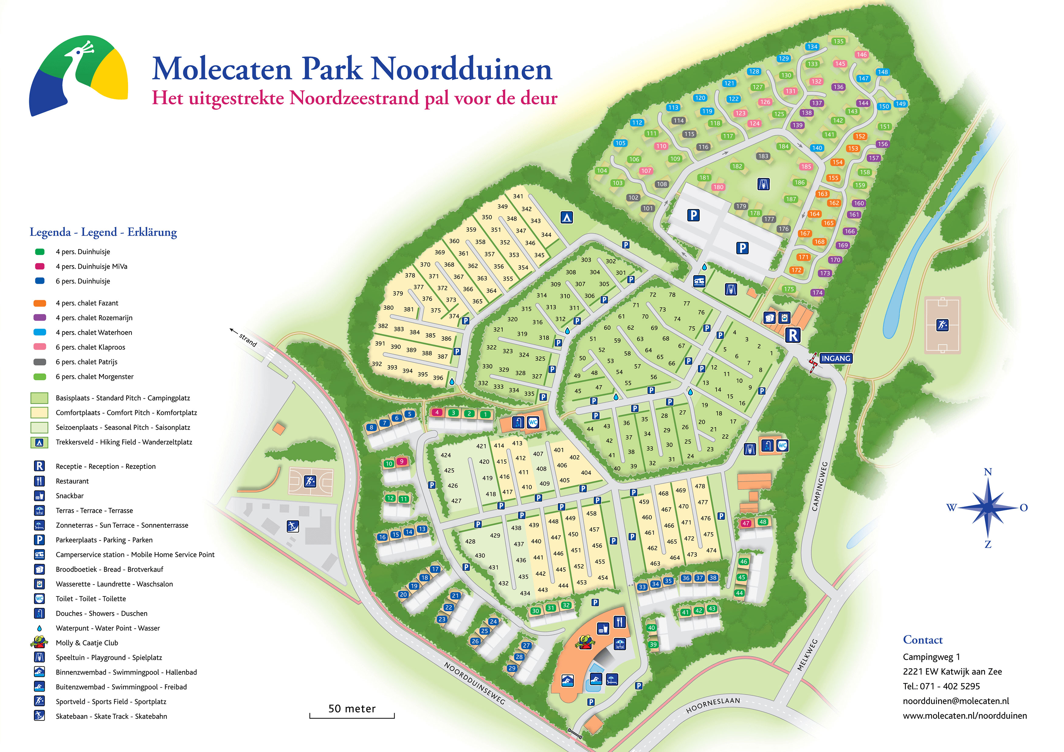 Plattegrond Molecaten Park Noordduinen