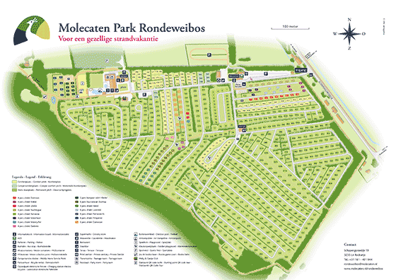 Plattegrond Molecaten Park Rondeweibos - geplaatst door Vakantiekoffer.nl