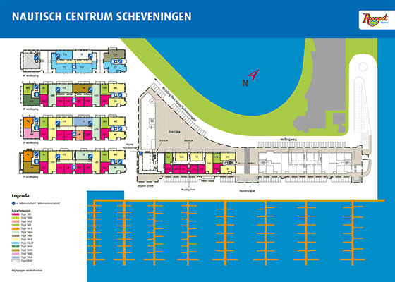 Plattegrond Nautisch Centrum Scheveningen - geplaatst door Vakantiekoffer.nl