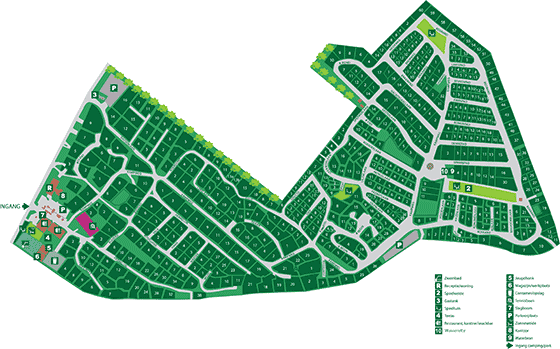 Plattegrond Ossenberg - geplaatst door Vakantiekoffer.nl