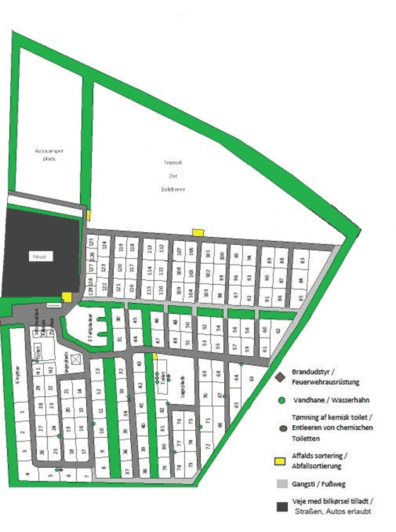 Plattegrond Skaerbaek Holiday Center - geplaatst door Vakantiekoffer.nl