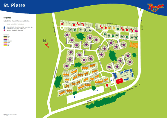 Plattegrond St.Pierre - geplaatst door Vakantiekoffer.nl