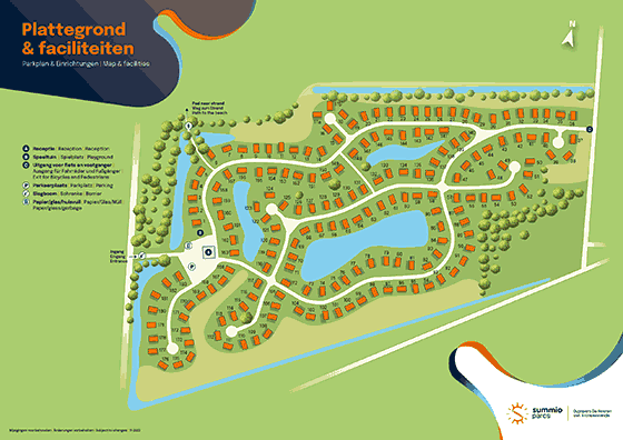Plattegrond Summio Duynparc De Heeren van 's-Gravesande - geplaatst door Vakantiekoffer.nl
