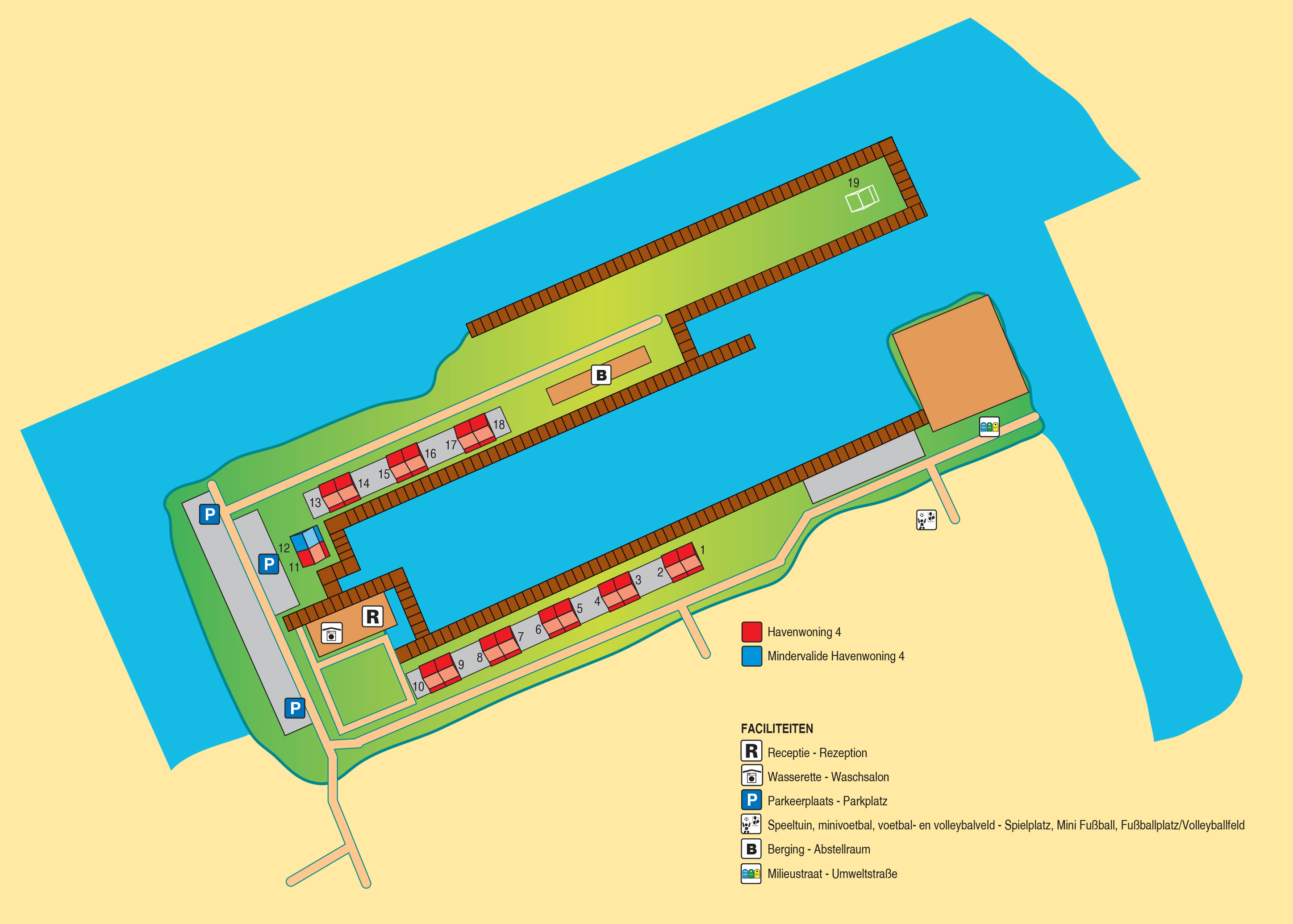 Plattegrond Summio Havenresort Terherne
