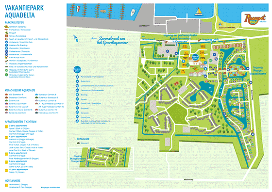 Plattegrond Summio Parc Aquadelta - geplaatst door Vakantiekoffer.nl