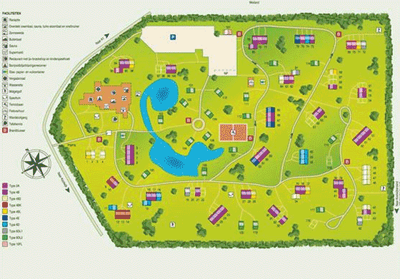 Plattegrond Summio Parc De Berkenhorst - geplaatst door Vakantiekoffer.nl