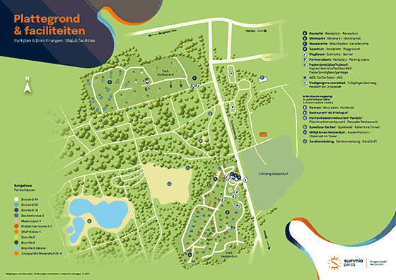 Plattegrond Summio Vakantiepark Herperduin - geplaatst door Vakantiekoffer.nl