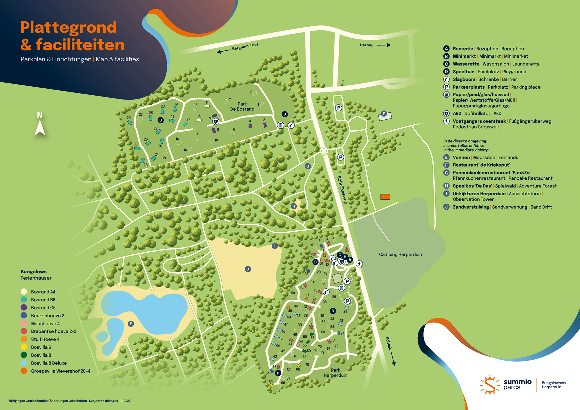 Plattegrond Summio Vakantiepark Herperduin