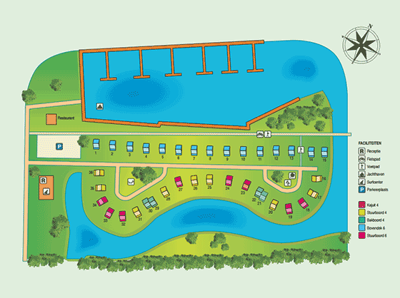 Plattegrond Summio Villapark Schildmeer - geplaatst door Vakantiekoffer.nl