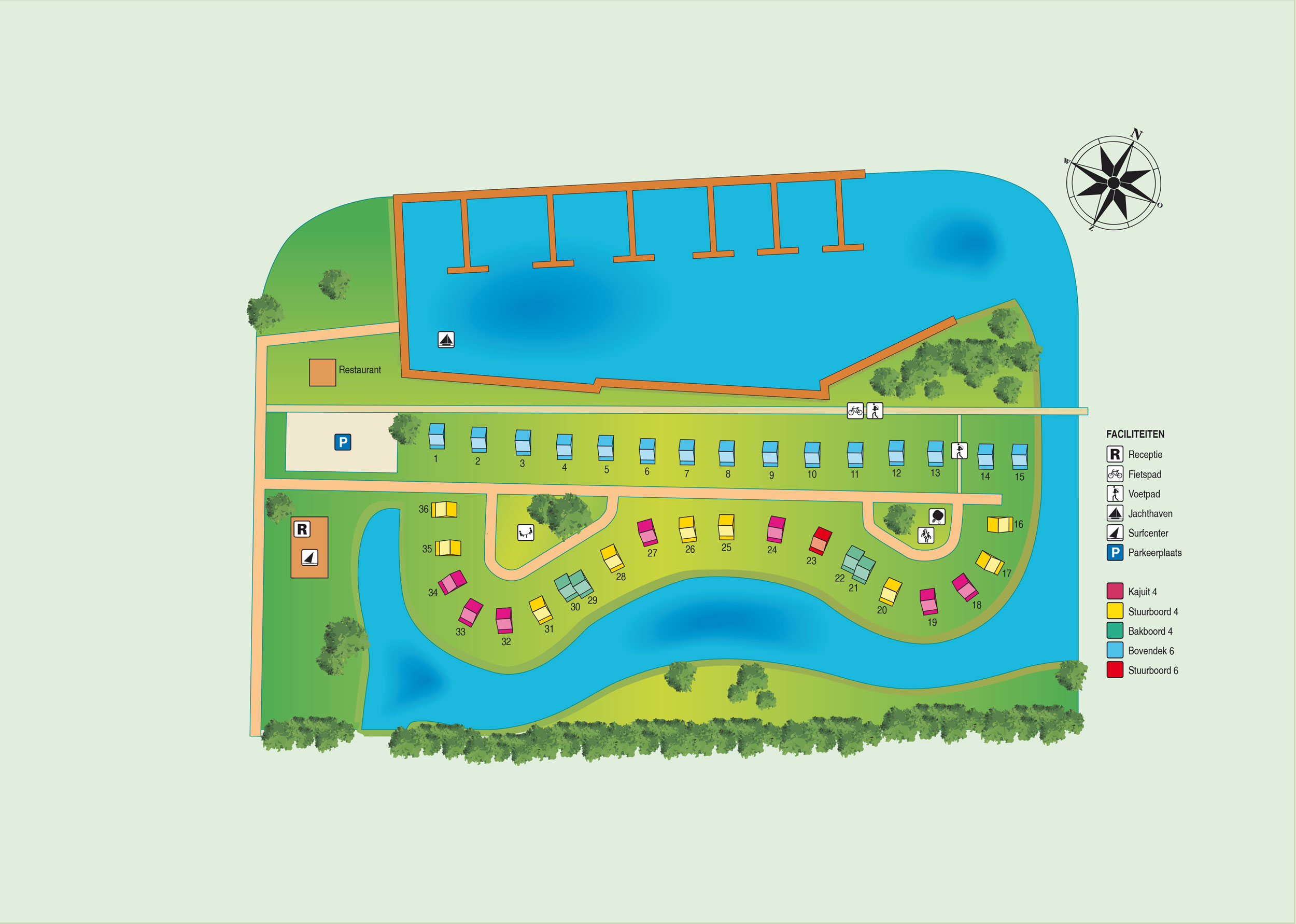 Plattegrond Summio Villapark Schildmeer