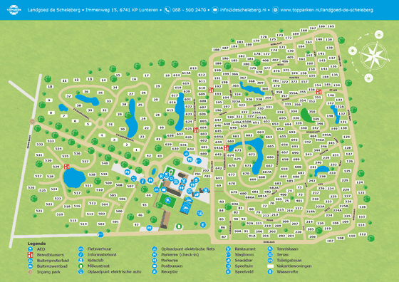 Plattegrond TopPark de Scheleberg - geplaatst door Vakantiekoffer.nl