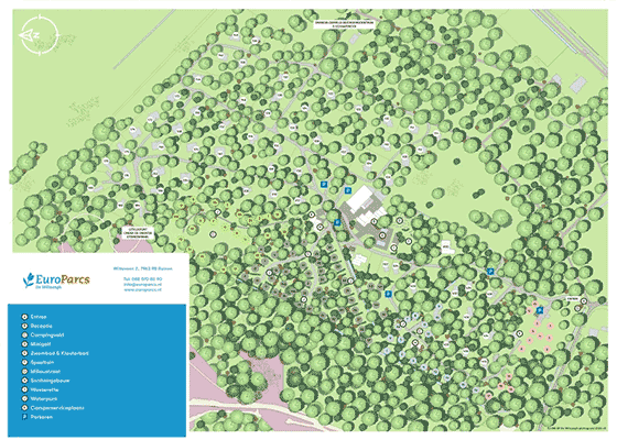 Plattegrond Vakantiepark De Wiltzangh - geplaatst door Vakantiekoffer.nl