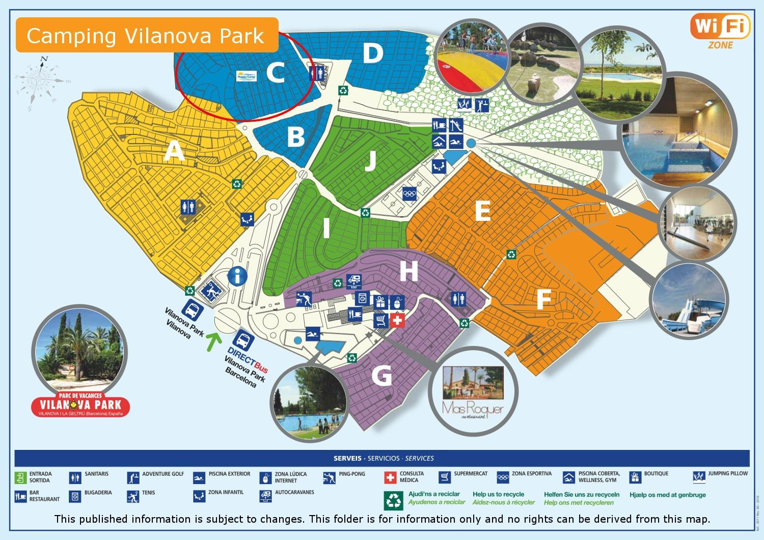 Plattegrond Vilanova Park