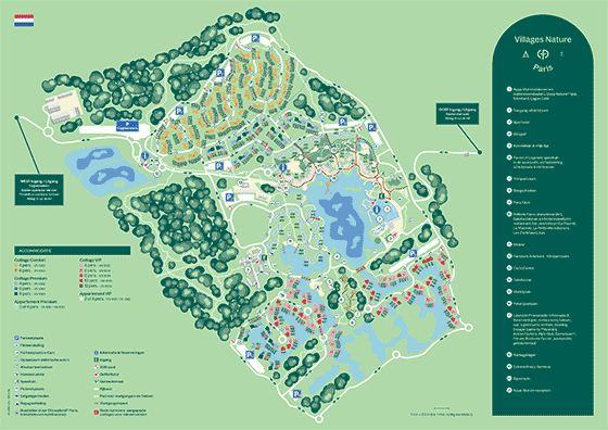 Plattegrond Villages Nature Paris - geplaatst door Vakantiekoffer.nl