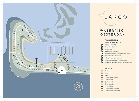 Plattegrond Waterrijk Oesterdam - geplaatst door Vakantiekoffer.nl