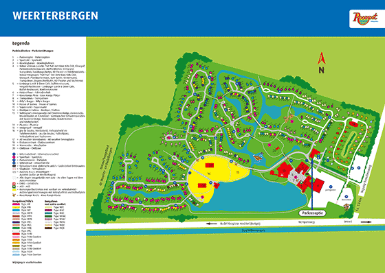 Plattegrond Weerterbergen - geplaatst door Vakantiekoffer.nl